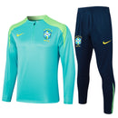 Conjunto Agasalho Treino Brasil 24/25 - Azul Ciano My Store