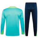 Conjunto Agasalho Treino Brasil 24/25 - Azul Ciano My Store