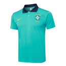 Conjunto Brasil Treino Polo 24/25  - Azul Ciano My Store