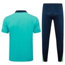 Conjunto Brasil Treino Polo 24/25  - Azul Ciano My Store