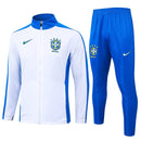 Conjunto Agasalho Treino Brasil 24/25 - Branco My Store
