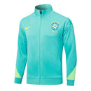 Conjunto Agasalho Treino Brasil 24/25 - Azul Ciano My Store
