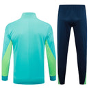 Conjunto Agasalho Treino Brasil 24/25 - Azul Ciano My Store