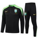 Conjunto Agasalho Treino Brasil 24/25 - Preto e Verde My Store