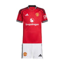 Conjunto Infantil Manchester United I 25/26 - Vermelho My Store