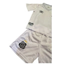 Conjunto Infantil Santos I 25/26 - Branco - Futx Brasil