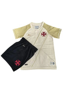 Conjunto Infantil Vasco III 24/25 - Bege - Futx Brasil
