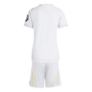 Conjunto Infantil Real Madrid I 25/26 - Branco - Futx Brasil
