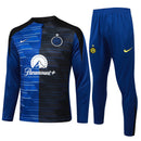 Conjunto Agasalho Treino Inter de Milão 24/25 - Azul e Preto - Futx Brasil