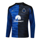 Conjunto Agasalho Treino Inter de Milão 24/25 - Azul e Preto - Futx Brasil