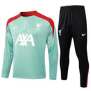 Conjunto Agasalho Treino Liverpool 24/25 - Verde Água - Futx Brasil