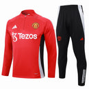 Conjunto Agasalho Treino Manchester United 24/25 - Vermelho - Futx Brasil