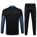 Conjunto Agasalho Treino Manchester United 24/25 - Preto e Cinza - Futx Brasil