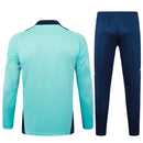 Conjunto Agasalho Treino Manchester United 24/25 - Azul Turquesa - Futx Brasil