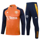 Conjunto Agasalho Treino Manchester United 24/25 - Laranja - Futx Brasil