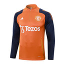 Conjunto Agasalho Treino Manchester United 24/25 - Laranja - Futx Brasil