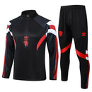 Conjunto Agasalho Treino Manchester United 24/25 - Preto - Futx Brasil