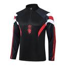 Conjunto Agasalho Treino Manchester United 24/25 - Preto - Futx Brasil
