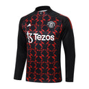 Conjunto Agasalho Treino Manchester United 24/25 - Vermelho e Preto - Futx Brasil
