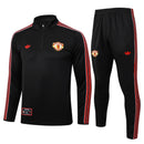Conjunto Agasalho Treino Manchester United 24/25 - Preto e Vermelho - Futx Brasil