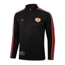 Conjunto Agasalho Treino Manchester United 24/25 - Preto e Vermelho - Futx Brasil