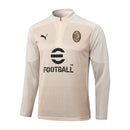 Conjunto Agasalho Treino Milan 24/25 - Bege - Futx Brasil