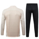 Conjunto Agasalho Treino Milan 24/25 - Bege - Futx Brasil