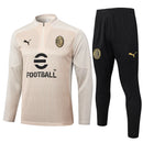 Conjunto Agasalho Treino Milan 24/25 - Bege - Futx Brasil