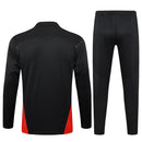 Conjunto Agasalho Treino Milan 24/25 - Preto - Futx Brasil
