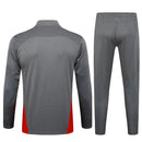Conjunto Agasalho Treino Milan 24/25 - Cinza - Futx Brasil