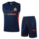 Conjunto Olympique de Marseille Treino Regata 24/25 - Azul Escuro - Futx Brasil