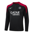 Conjunto Agasalho Treino PSG 24/25 - Preto - Futx Brasil