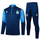 Conjunto Agasalho Treino Porto 24/25 - Azul Escuro - Futx Brasil