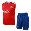 Conjunto PSG Treino Regata 24/25 - Vermelho - Futx Brasil