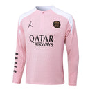 Conjunto Agasalho Treino PSG 24/25 - Rosa e Branco - Futx Brasil