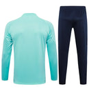 Conjunto Agasalho Treino Real Madrid 24/25 - Azul Turquesa - Futx Brasil