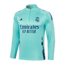 Conjunto Agasalho Treino Real Madrid 24/25 - Azul Turquesa - Futx Brasil