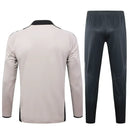 Conjunto Agasalho Treino Real Madrid 24/25 - Cinza Claro - Futx Brasil