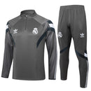Conjunto Agasalho Treino Real Madrid 24/25 - Cinza - Futx Brasil