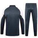 Conjunto Agasalho Treino Real Madrid 24/25 - Cinza e Branco - Futx Brasil