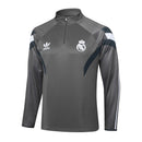 Conjunto Agasalho Treino Real Madrid 24/25 - Cinza - Futx Brasil
