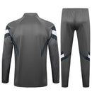 Conjunto Agasalho Treino Real Madrid 24/25 - Cinza - Futx Brasil