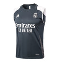 Conjunto Real Madrid Treino Regata 24/25 - Cinza - Futx Brasil