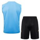 Conjunto Real Madrid Treino Regata 24/25 - Azul Claro - Futx Brasil