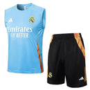 Conjunto Real Madrid Treino Regata 24/25 - Azul Claro - Futx Brasil