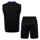 Conjunto Real Madrid Treino Regata 24/25 - Preto - Futx Brasil