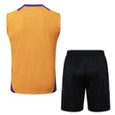 Conjunto Real Madrid Treino Regata 24/25 - Laranja - Futx Brasil