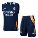 Conjunto Real Madrid Treino Regata 24/25 - Azul Escuro - Futx Brasil