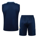 Conjunto Real Madrid Treino Regata 24/25 - Azul Escuro - Futx Brasil