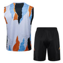 Conjunto Real Madrid Treino Regata 24/25 - Branco - Futx Brasil